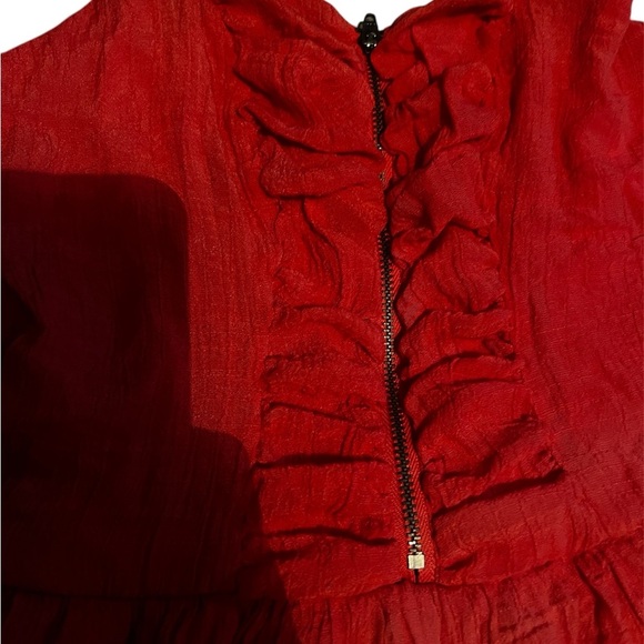 Xhilaration Orangey Pink Spaghetti Strap Sundress Midi - Picture 3 of 4